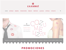 Tablet Screenshot of motelcozumel.com